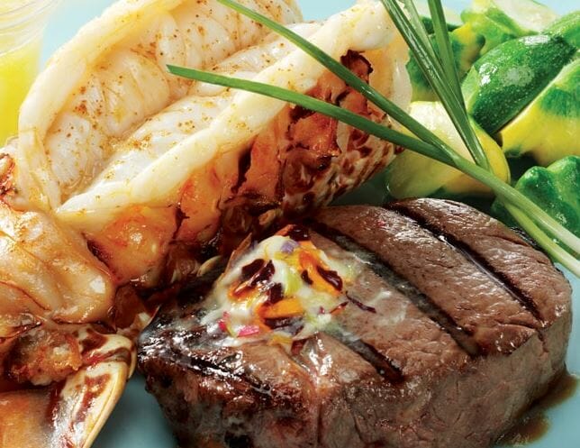 steak and lobster tail